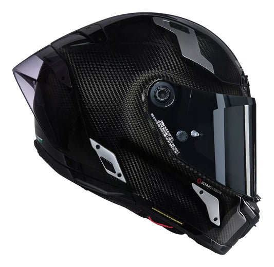 Casco X-804 RS Ultra Carbon Argento 332 Ngo/Plata Nolan