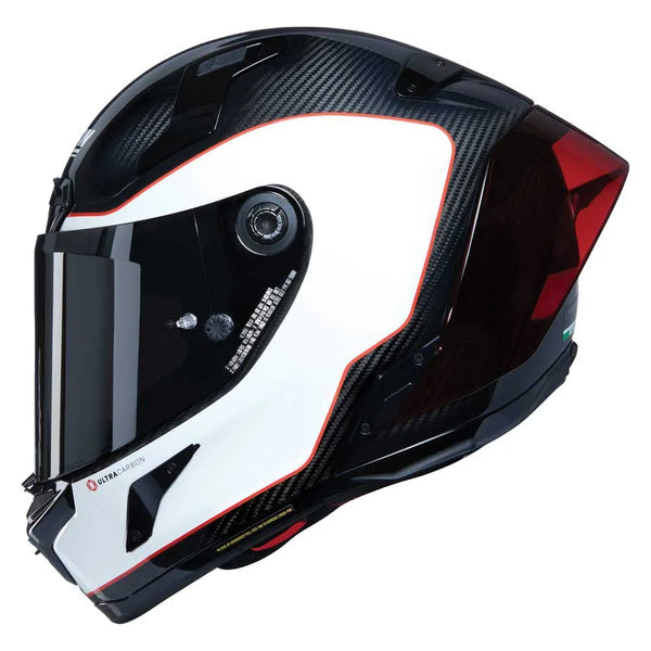 Casco X-804 RS Ultra Carbon Asso Di Picche 343 Ngo/Bco/Rjo Nolan