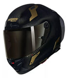 Casco X-804 RS Ultra Carbon Aureo 330 Ngo/Dorado Nolan