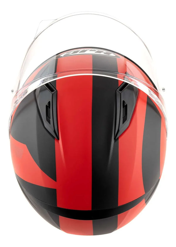 Casco C10 TEZ MC1SF Neg/Roj HJC