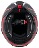 Casco i100 LORIX MCS1F Neg/rojo/bco HJC