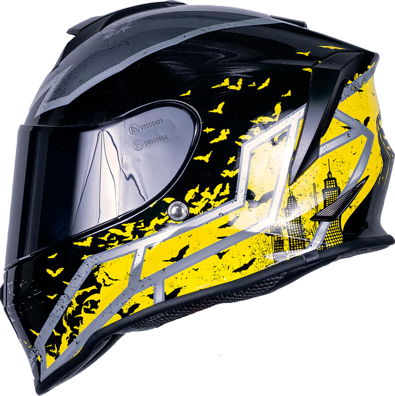 DC CASCO KROON BATMAN AMARILLO