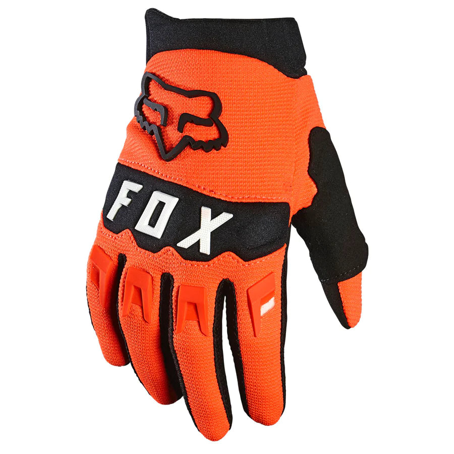 GUANTES FOX DIRTPAW  JOVEN NARANJA FLO