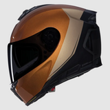 CASCO N80-8 VERNICIATURA SPECIALE N-COM 341 OCRE/NGO NOLAN