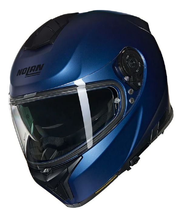 Casco N80-8 Classico Nobile N-com 313 Azul Mate L Nolan