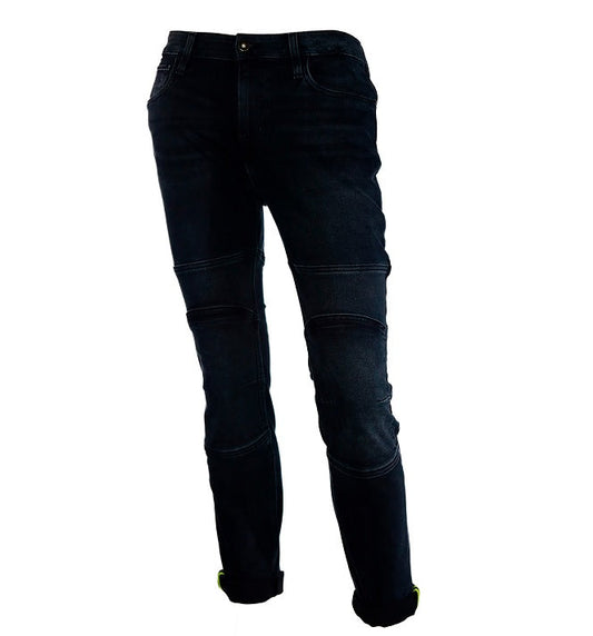 HO´OL JEANS BIKER REGULAR NEGRO PROTECCIÓN ARAMIDA HT36
