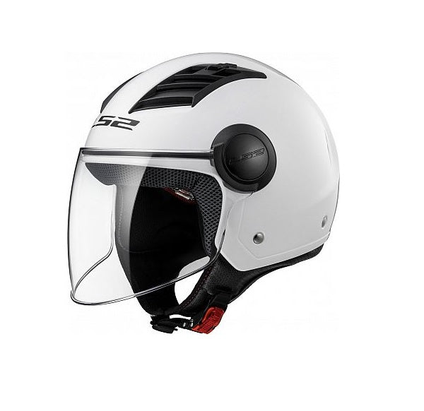 CASCO ABIERTO LS2 AIRFLOW SOLID BLANCO OF562