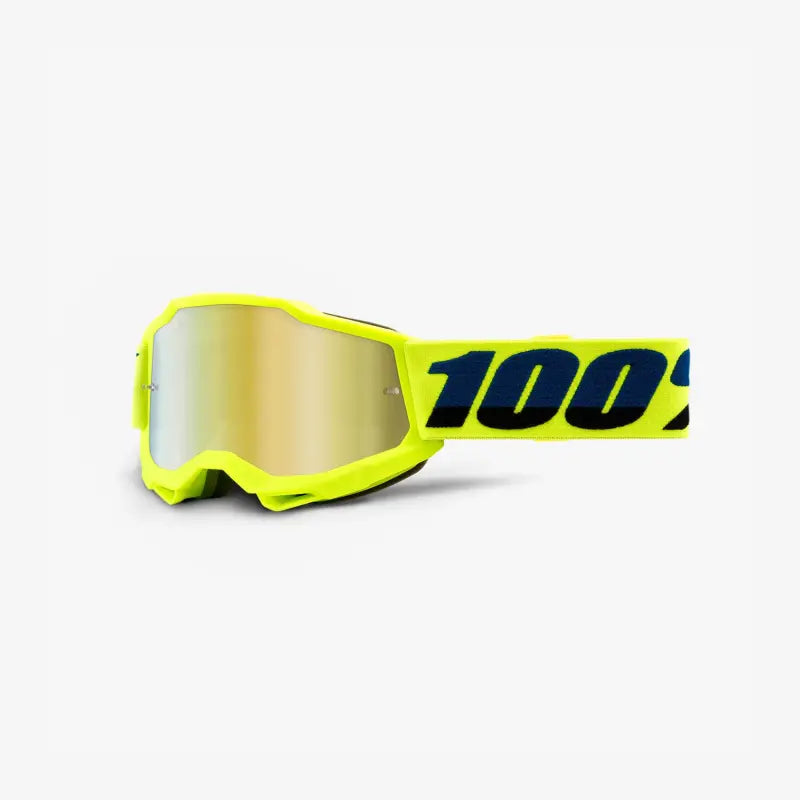 ACCURI 2 Youth Goggle Fluo Yellow - Mirror Gold Lens
