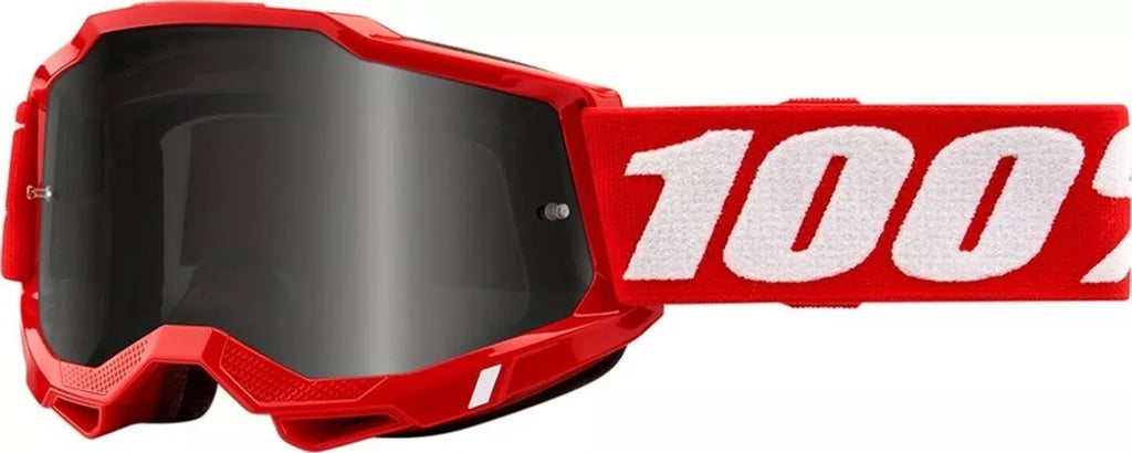 ACCURI 2 Sand Goggle Red - Smoke Lens