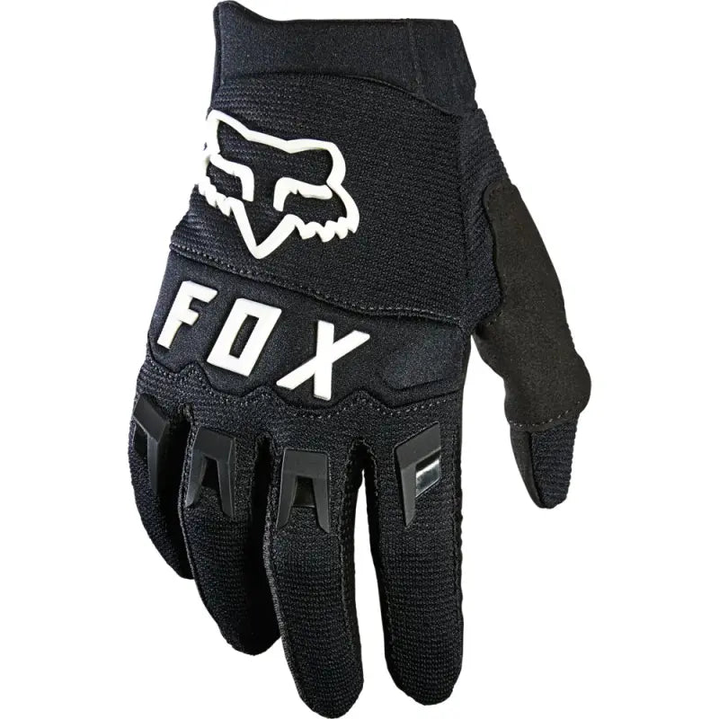 GUANTES FOX DIRTPAW JOVEN NEGRO/BLANCO