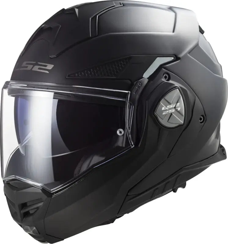 CASCO ABATIBLE LS2 ADVANT X SOLID NGO/MATE FF901