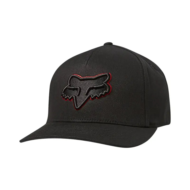 GORRA FOX EPICYCLE  FLEXFIT NEGRO ROJO