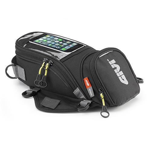 BOLSA DE TANQUE TEXTIL UNIVERSAL EXPANDIBLE 6 LTS C/MANGNETOS GIVI