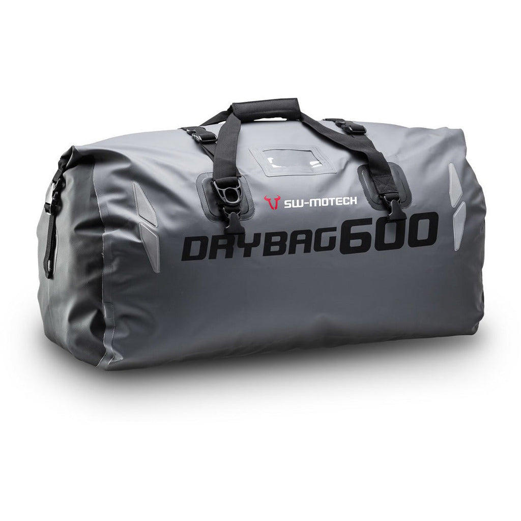 Bolsa trasera Drybag 600 60 l. Impermeable. Gris/Negro.