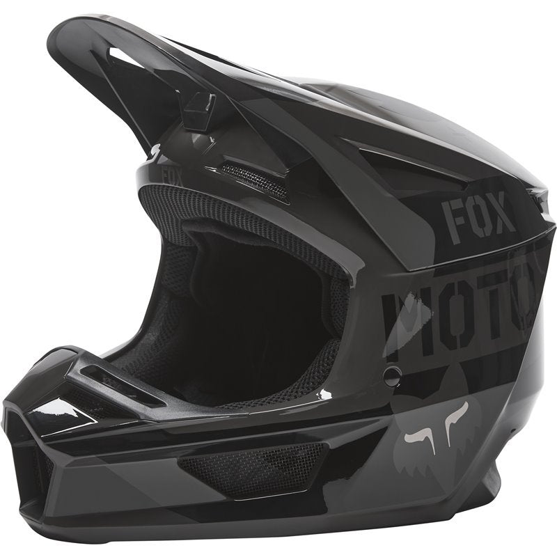 CASCO FOX V2 NOBYL BLACK ECE NEGRO S