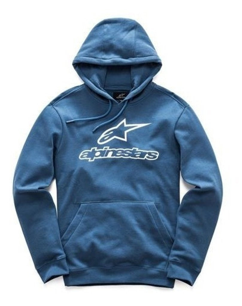 SUDADERA CON GORRA ALWAYS FLEECE AZUL iMoto